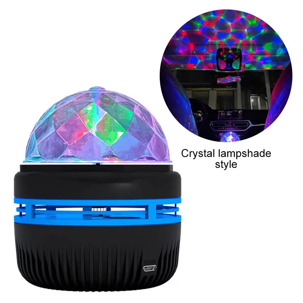 Multifunctional LED Starry Sky Projector – Rotating Night Light and Atmosphere Lamp for Bedrooms and Bedside Décor