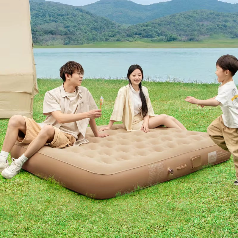 Automatic Inflatable Mattress - Portable Folding Bed for Home, Outdoor Camping, and Tent Use. Durable and Convenient for Comfortable Rest Anywhere.