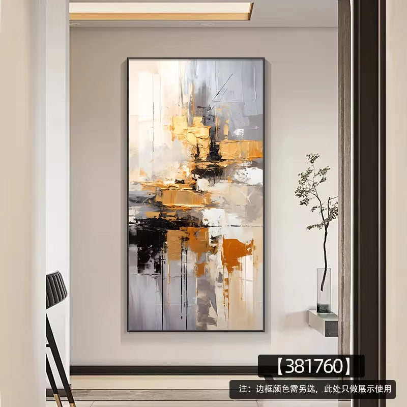 Modern Minimalist Abstract Vertical Art Poster – Decorative Mural for Living Room and Home Décor