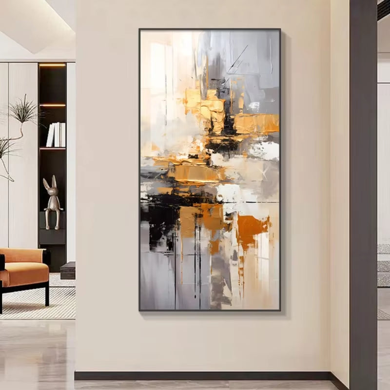 Modern Minimalist Abstract Vertical Art Poster – Decorative Mural for Living Room and Home Décor