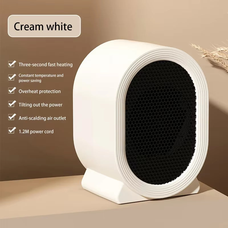 Xiaomi Desktop Heater - Compact Vertical Electric Heater for Home and Bedroom. Low Noise, Energy-Efficient, and Ideal for Dormitory Use with Quick Heating Capability.