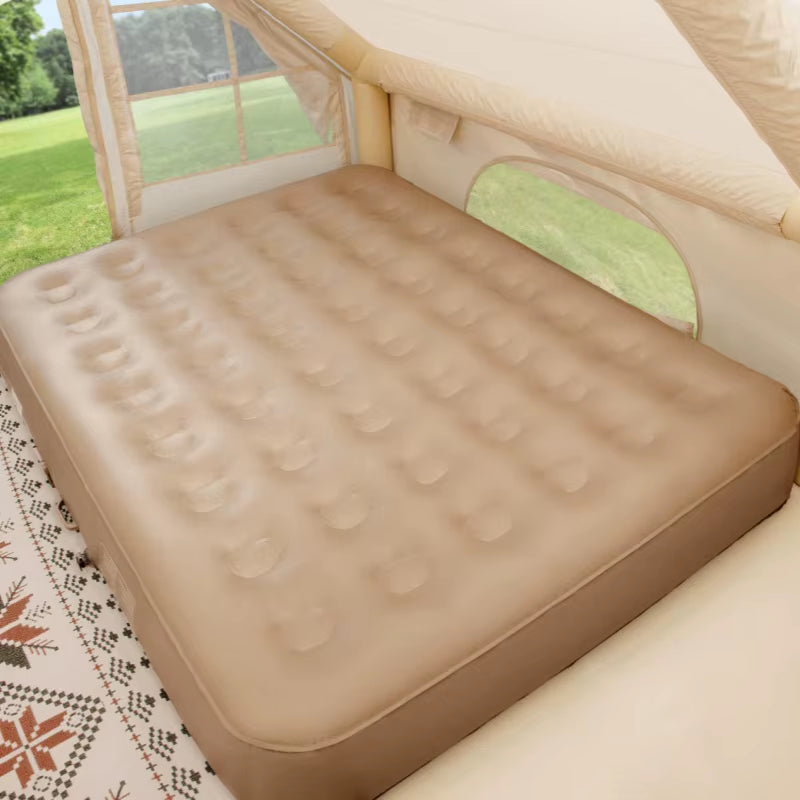 Automatic Inflatable Mattress - Portable Folding Bed for Home, Outdoor Camping, and Tent Use. Durable and Convenient for Comfortable Rest Anywhere.