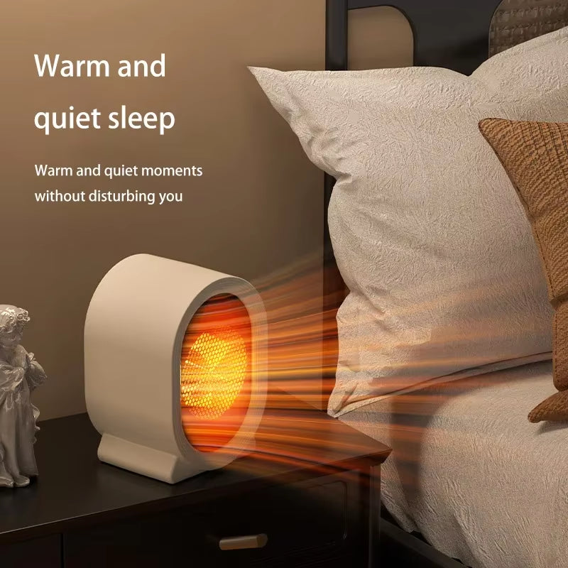 Xiaomi Desktop Heater - Compact Vertical Electric Heater for Home and Bedroom. Low Noise, Energy-Efficient, and Ideal for Dormitory Use with Quick Heating Capability.