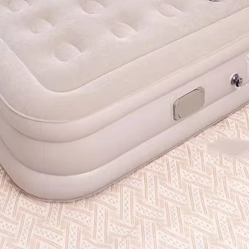 Queen Floor Mattress with Built-in Pump - Self-Inflating Double Mattress for Bedroom, Portable Trifold Design for Comfortable Sleep, Individual Use, and Versatile Furniture.