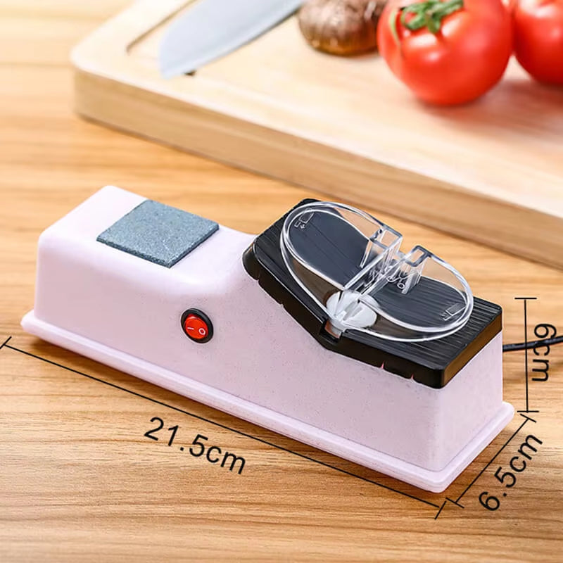 Electric Knife Sharpener - Multifunctional Kitchen Gadget for Fast 5-Second Sharpening and Polishing.