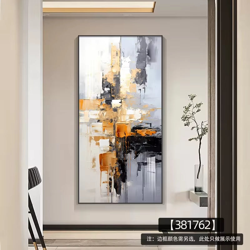 Modern Minimalist Abstract Vertical Art Poster – Decorative Mural for Living Room and Home Décor